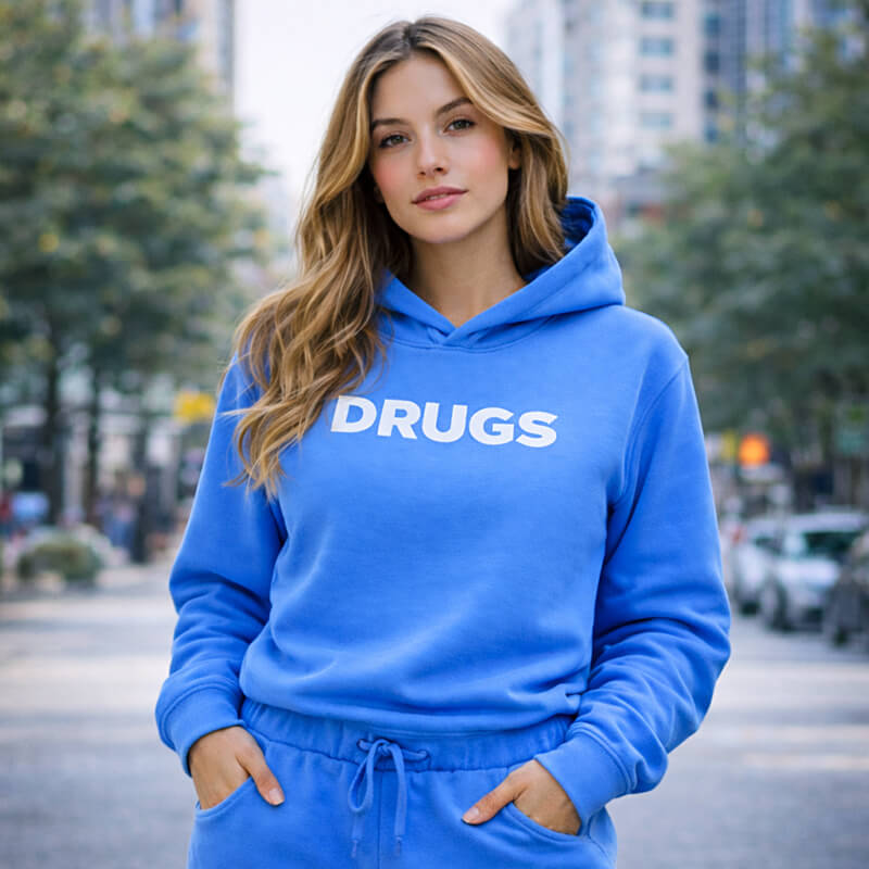 DRUGS limited edition hoodie street style